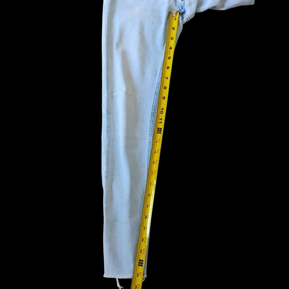 Rag & Bone Light Blue Denim Nina High Rise Skinny Destress Jeans Sz 24 - Picture 11 of 11